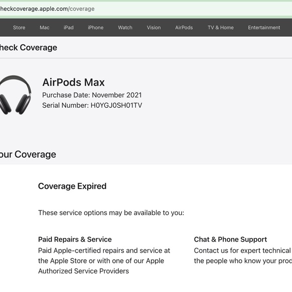 AirPods Max - Blue - Brand new, never used. With case. AppleCare has expired. - Picture 3 of 6